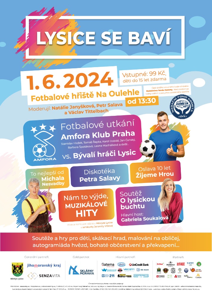 Plakát k akci Lysice se baví