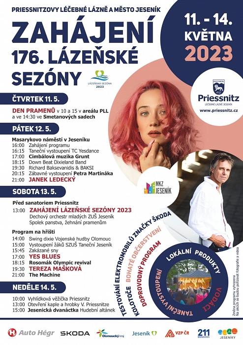 Plakát k akci Zahájení lázeňské sezony